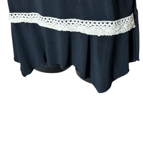 J.t.b vintage y2k fairy grunge Whimsigoth babydoll top assymetrical medium - Picture 3 of 6